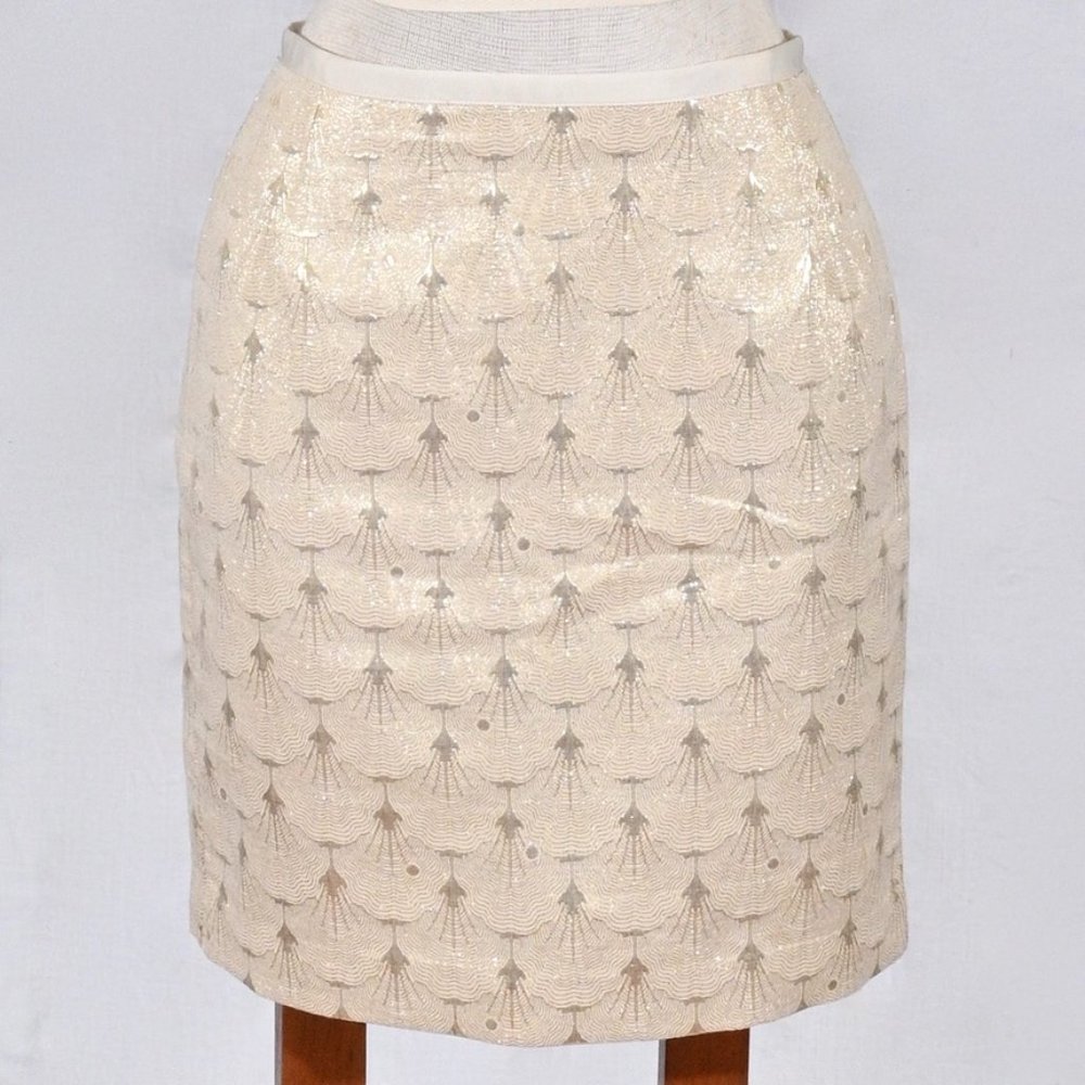Gold Metalic Short Party Skirt, H&M